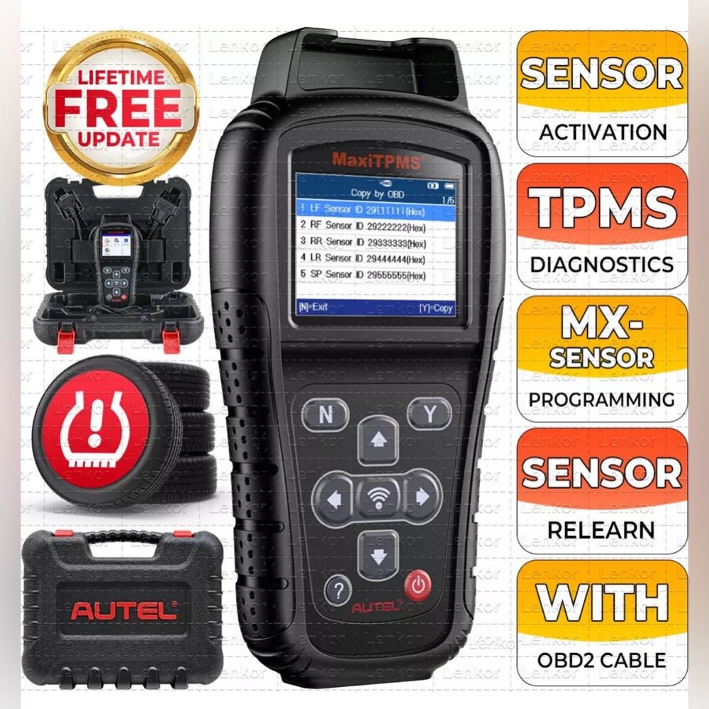 AUTEL MaxiTPMS TS408S 2025 TPMS Sensor Programming Reset Diagnostic Scanner Tool